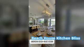 Desain rumah pantai Amerika modern