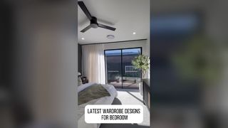 Desain lemari pakaian terbaru untuk kamar tidur