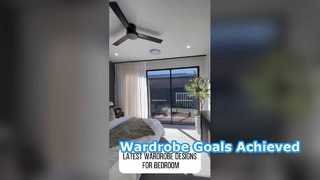 Desain lemari pakaian terbaru