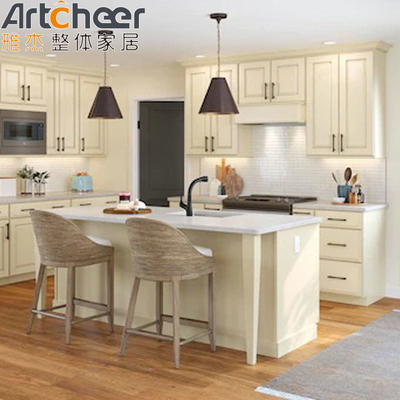 Beli Lemari Skinny Shaker dalam Warna Oak Terbuat dari Kayu Birch Padat untuk Desain Dapur Disesuaikan pembuatan online