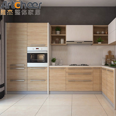 Beli Minimalis Gaya Custom Solid Kayu Dapur Lemari dengan Pure Acrylic Countertop pembuatan online