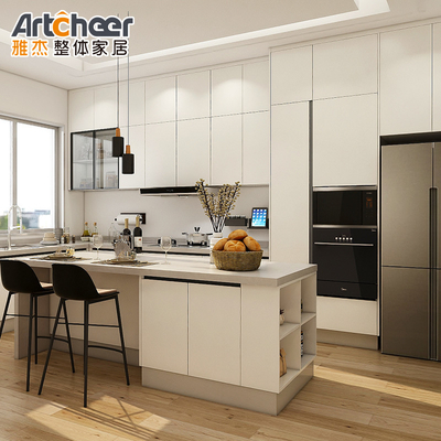 Beli Pemegang dan tombol furnitur warna putih untuk desain lemari dapur modern di kayu lapis pembuatan online