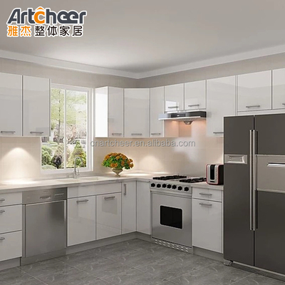 Beli Counter Top Furniture Lemari Dapur Kayu dengan PVC Finish dan Toe Kick Aksesoris pembuatan online