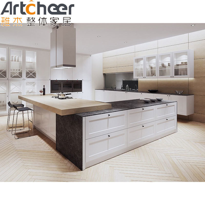 Beli Furnitur dapur modular dengan desain modern dan E0 bahan kelas dinding lemari pembuatan online