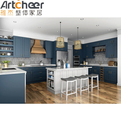 Beli Unit Kabinet Dapur Italia Terbaik Dengan Perawatan Permukaan Panel Pintu Laker yang awet pembuatan online