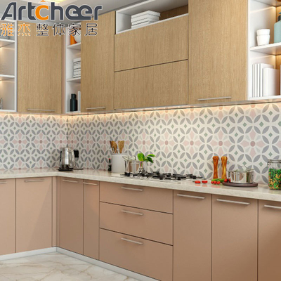 Beli Lemari dapur India kontemporer dengan dasar laci desain modern dan kontemporer pembuatan online