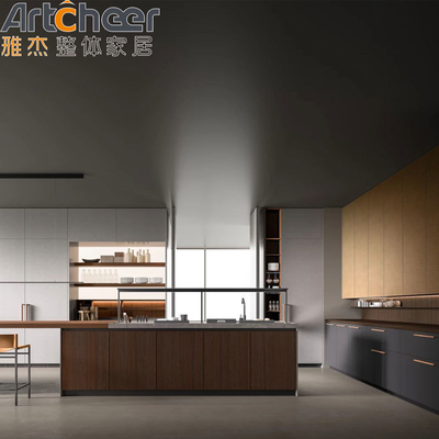 Beli Lemari Dapur Italia Desain Modern High End Lak dan Laminasi Akhir pembuatan online