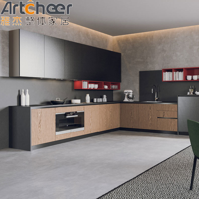 Beli Lemari Dapur Kayu Modern Dengan Jenis Kayu Portable Dan Lapisan pembuatan online