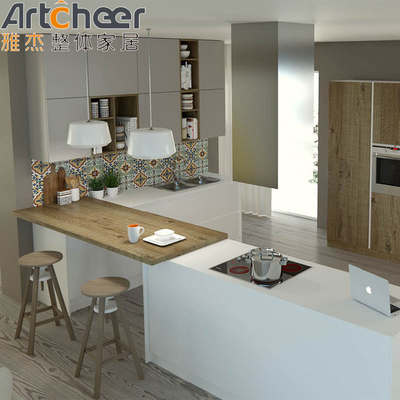 Beli Ukuran Disesuaikan Perabot Dapur Gaya Eropa Di Kayu Lapis Dengan Set Lemari Modular pembuatan online