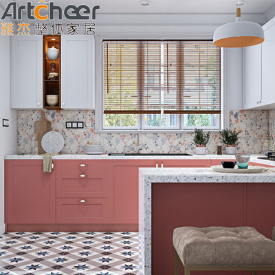Beli High End Knock Down Desain Lemari Dapur Mawar Lemari Dasar Tipe Ditutup pembuatan online