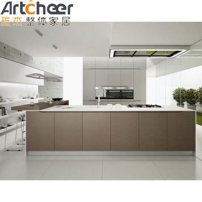 Beli Home Improvement Dapur Lemari dengan Eased Edge Countertop dan Bahan Akrilik Murni pembuatan online