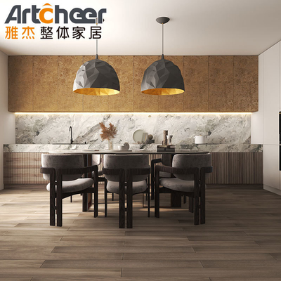 Beli Gaya Desain Kontemporer PVC dan MDF Dapur Panti Kabinet Set dengan UV Melamin Finish pembuatan online