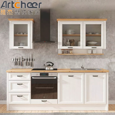 Beli Lemari dapur ruangan dan kamar tidur dengan perawatan permukaan panel pintu membran PVC pembuatan online