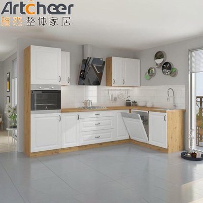 Beli Lemari Dapur Modern dan Backsplash Batu Buatan untuk Meja Desain Klasik pembuatan online