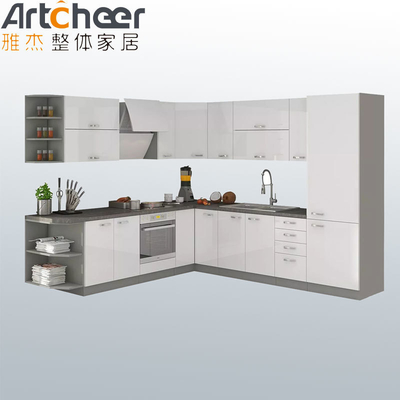 Beli Villa Dapur Granit Top Lemari dengan Beveled Edge Countertop dan bahan E0 Grade pembuatan online