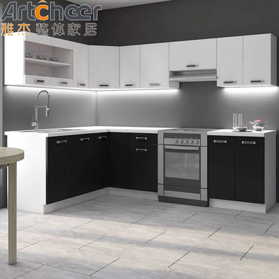 Beli Furnitur Dapur Sesuai Desain Kabinet Dapur Modular Setel untuk Pasar Afrika pembuatan online