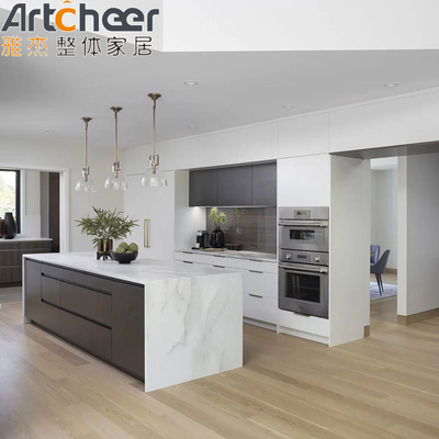 Beli Bahan kayu lapis dan desain modern Kombinasi yang sempurna untuk lemari dapur villa pembuatan online