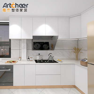 Beli Lemari Dasar Pvc High Gloss Lemari Dapur Sudut Modern Dengan Kompetitif pembuatan online