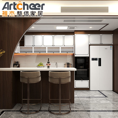 Beli Customized Warna Itaily Dapur Lemari Dengan Modern Matte Finish Dan Putih Lacquer pembuatan online