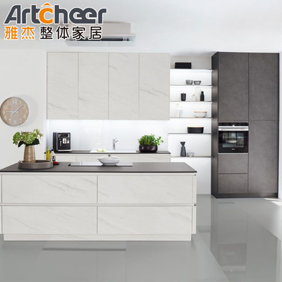 Beli Lemari Pintu Laci Dasar Lemari Dapur Warna Putih Dengan Perlengkapan Pull Down pembuatan online