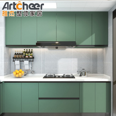 Beli Kabinet Dapur Bergaya Modern dengan Perawatan Permukaan Panel Pintu Membran PVC pembuatan online