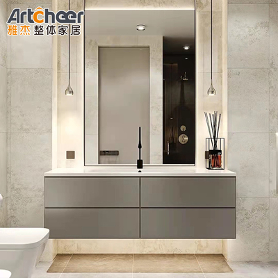 Beli Modular Kontemporer Make Up Kamar Mandi Mewah Vanity Cabinet Combo Euro Style Kamar Mandi Vanity pembuatan online