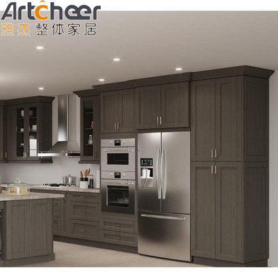 Set Lemari Dapur Kayu Modern untuk Renovasi Dapur yang Bertahan