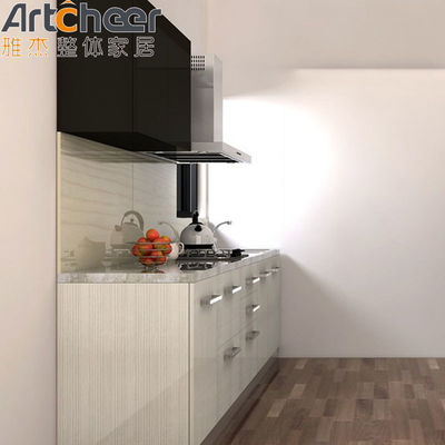 Kayu Solid Melamin Finish Dapur Lemari Laci Handle untuk Kepuasan Pelanggan