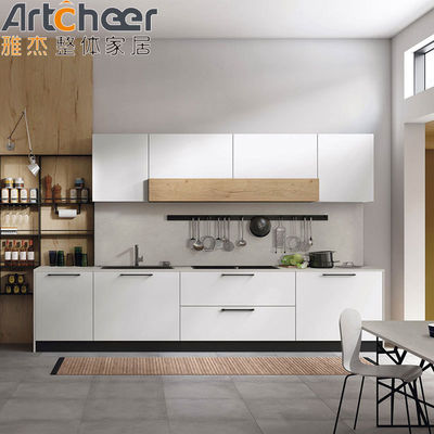 Lemari Dapur Modern dengan Wall Cabinet Storage dan Desain Melamin Kayu Kelas E0