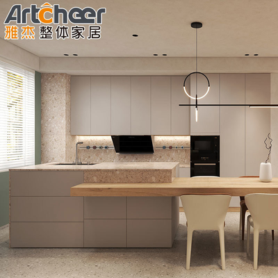 Modular Wall Kitchen Cabinet Desain Italia Sampel Custom Meubel Veneer Mewah